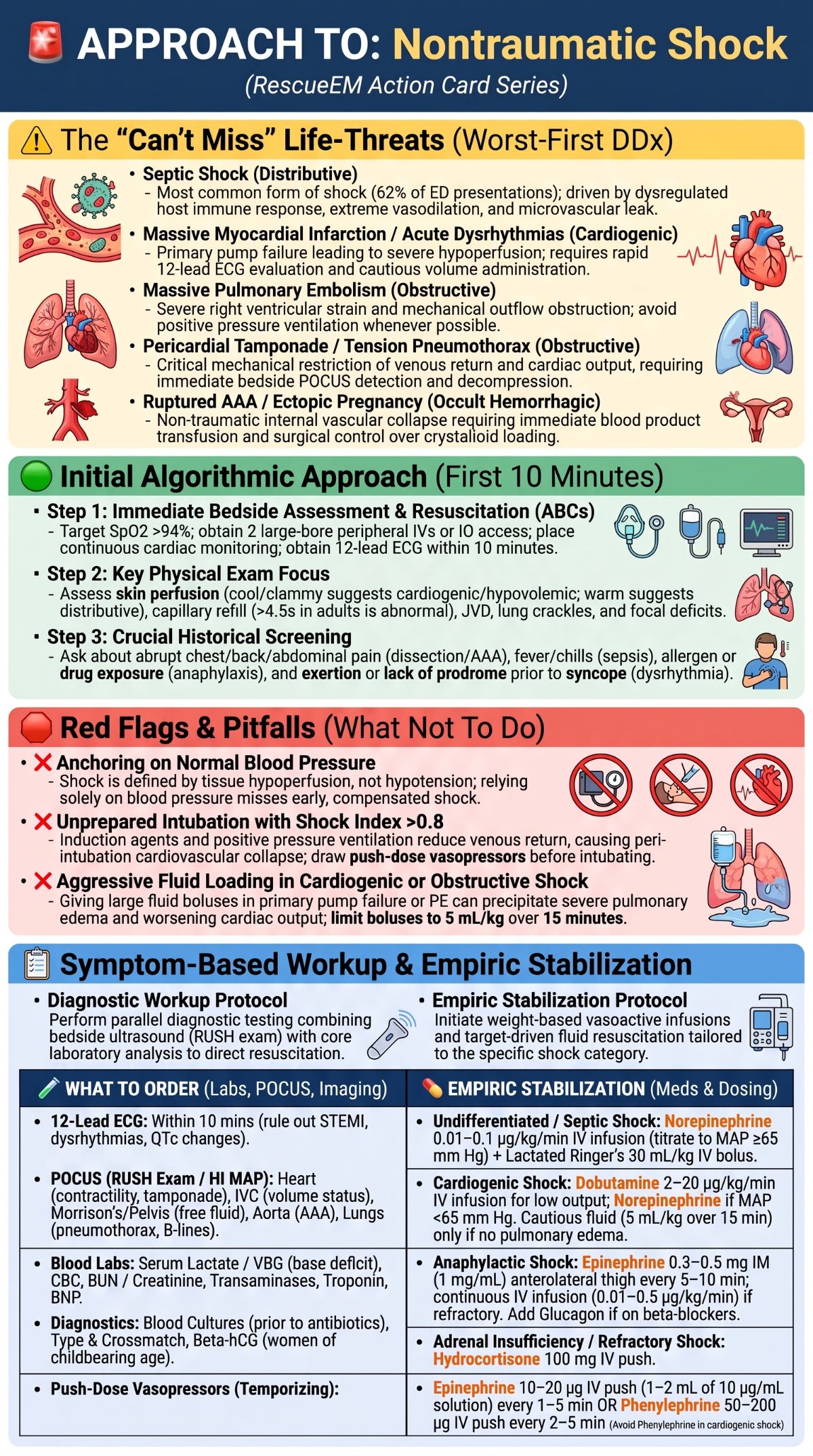 Nontraumatic Shock Management Guide