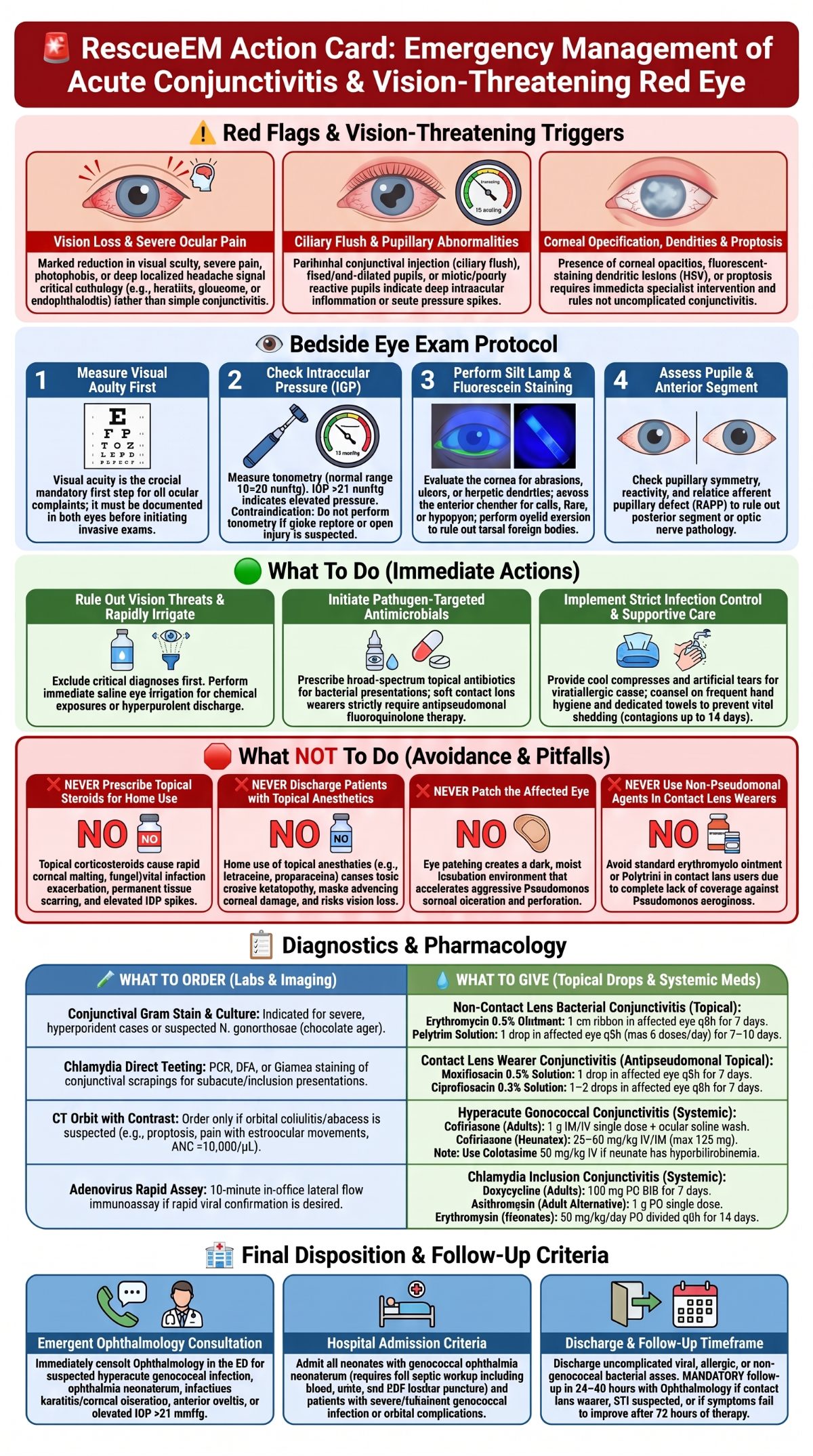 Acute Conjunctivitis Emergency Management Guide