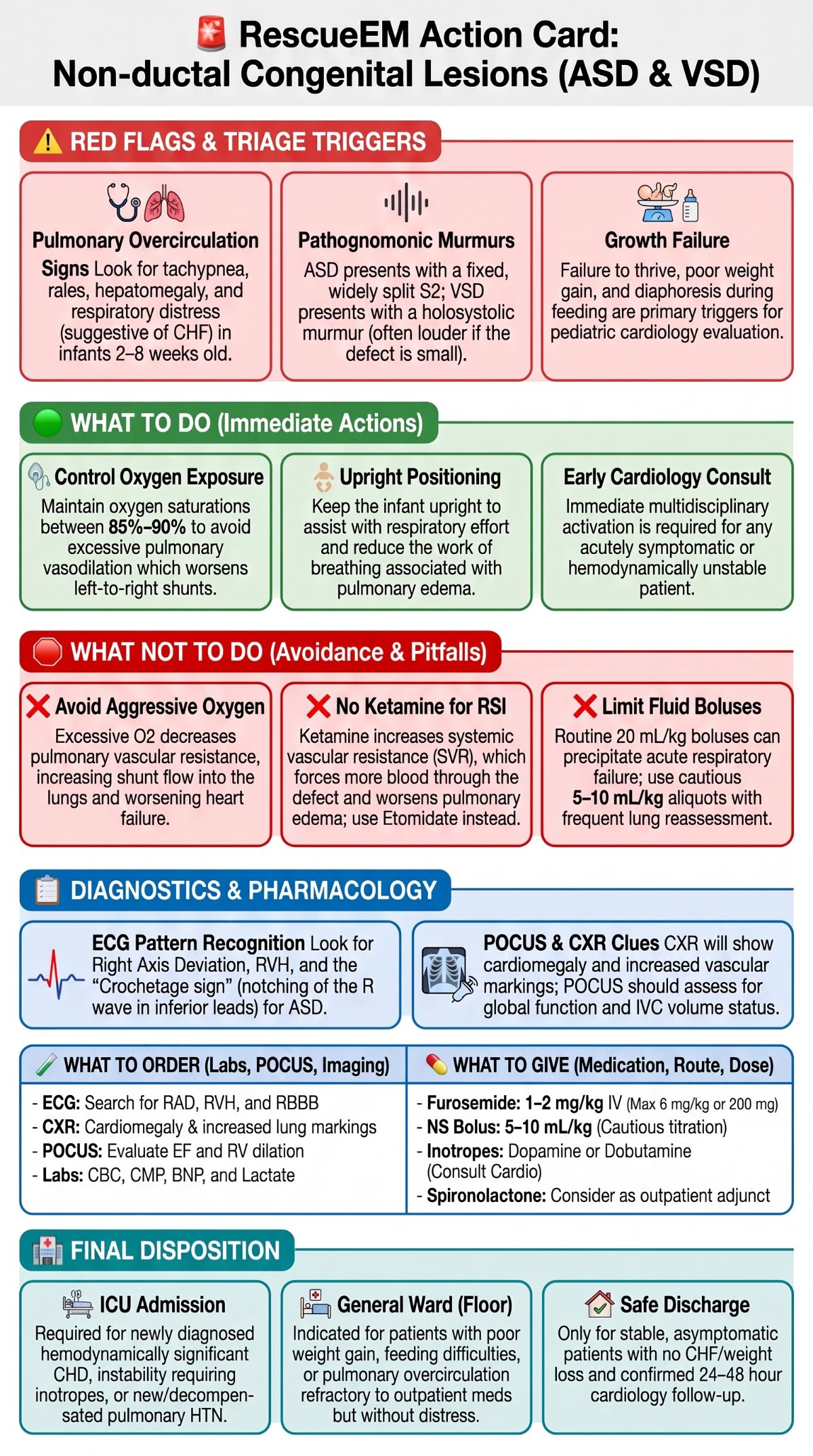 Non ductal Congenital Lesions Action Card