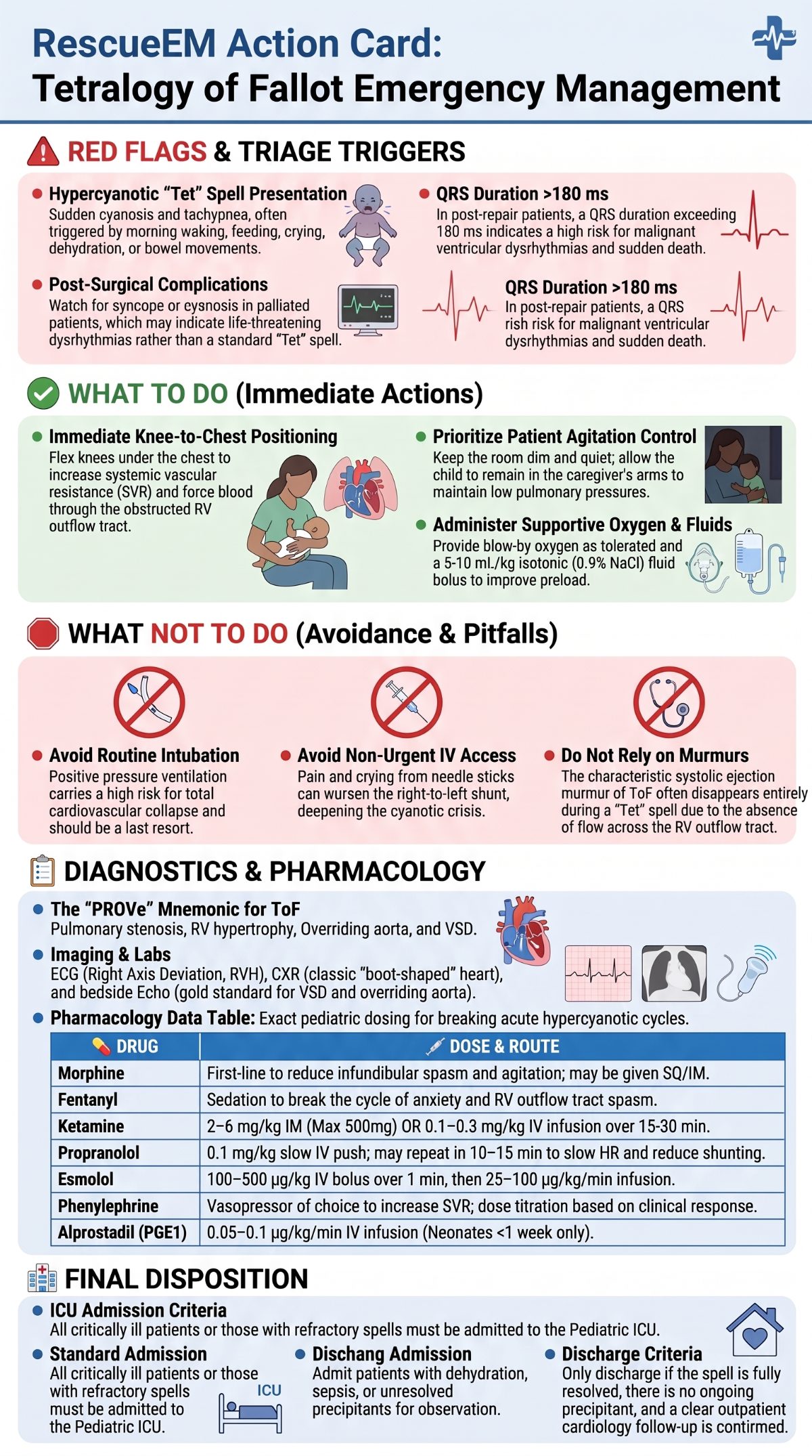 Fallot Emergency Management Action Card