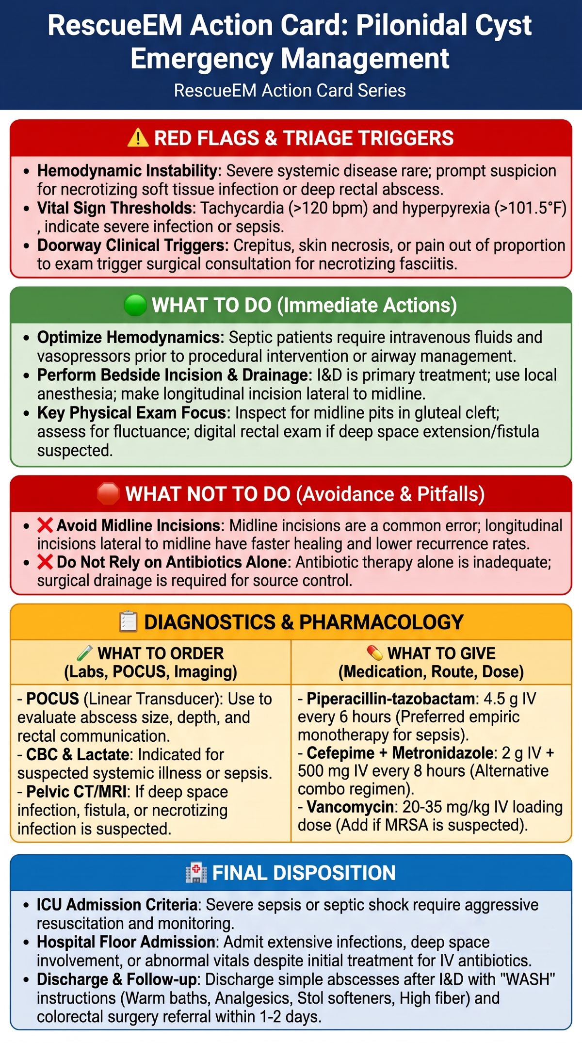 Pilonidal Cyst Emergency Management Guide